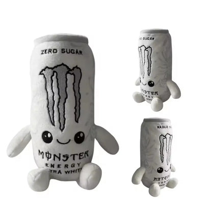 White Energy Drink Plush Toy