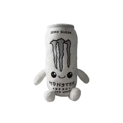 White Energy Drink Plush Toy
